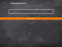 Tablet Screenshot of hotelaumajordavel.ch